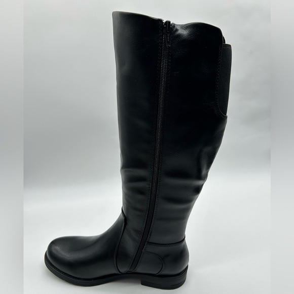 Baretraps Carmen Black Knee-High Boots | Size 6 | Vegan Leather | New With Box - Picture 6 of 13